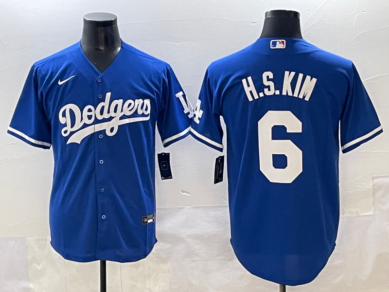 Men's Los Angeles Dodgers Hyeseong Kim #6 Royal Jersey